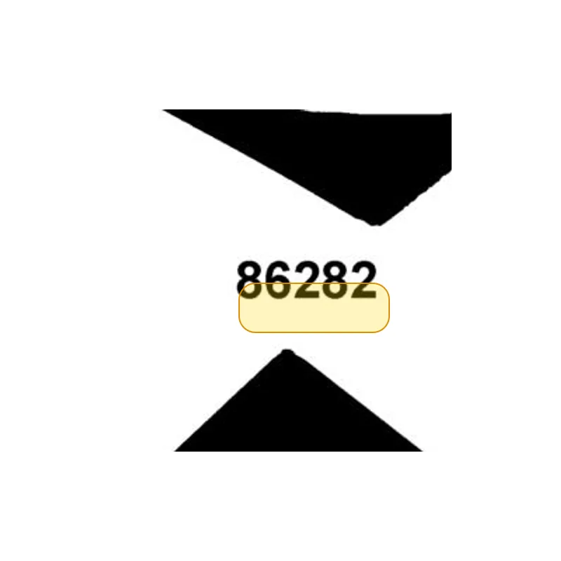 86282-LHB3-E00-T01 STRIPE R FR MOLD — diagram cutout
