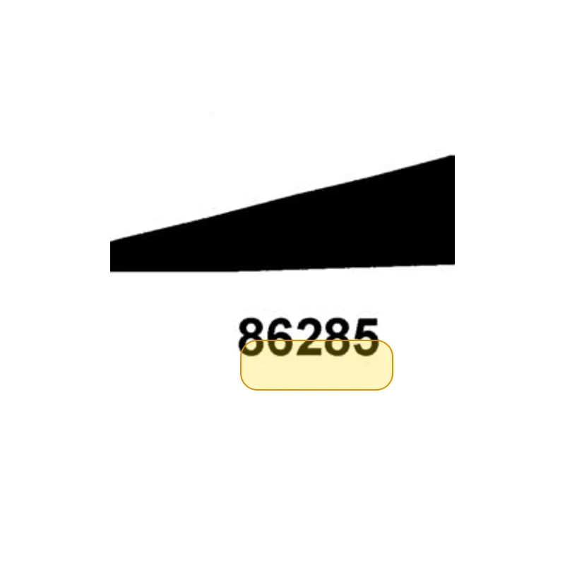 86285-LHB3-E00-T01 STRIPE R FR MOLD — diagram cutout