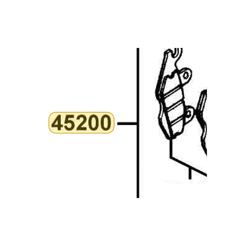 45200-KGB5-900-NJA CALIPER ASSY FR (Silver) — diagram cutout