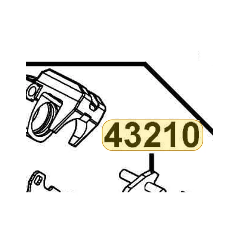 43210-KGB5-305 BRACKET RR — diagram cutout