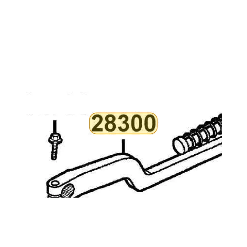 28300-KGB5-900 ARM ASSY KICK STARTER — diagram cutout
