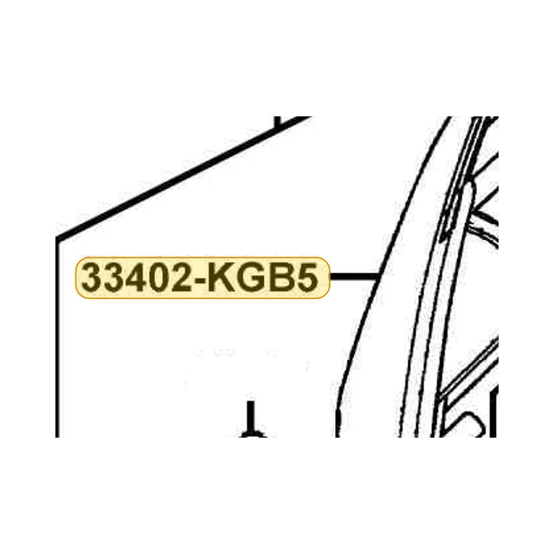 33402-KGB5-900 LENS FR WINKER R — diagram cutout