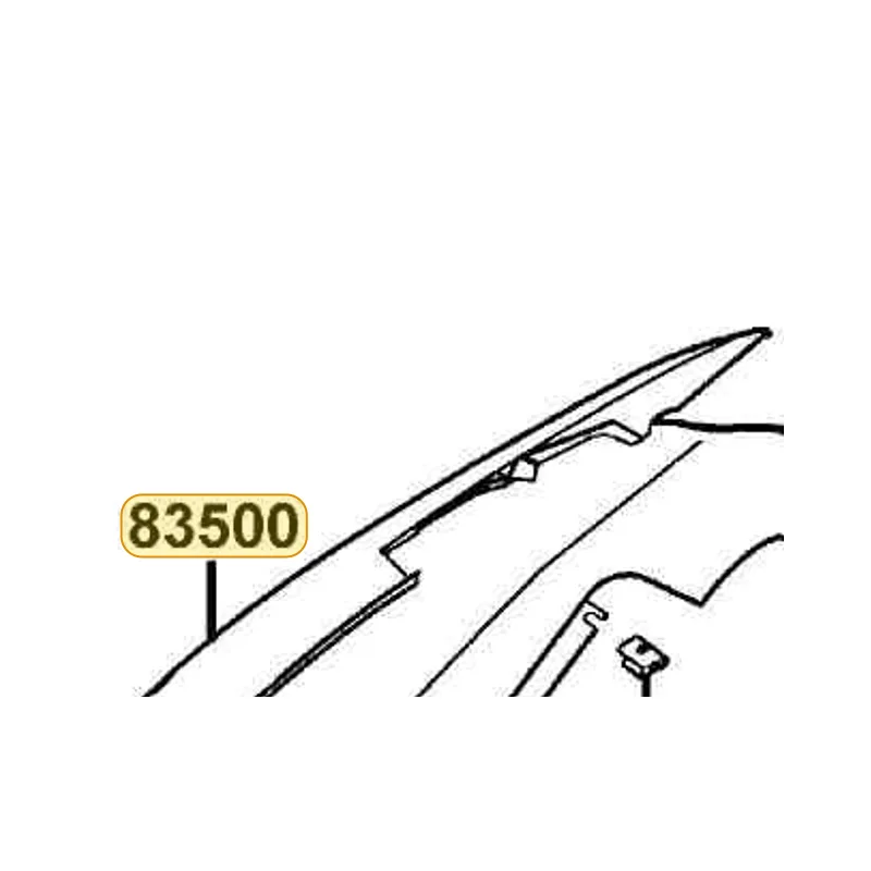 83500-KGB5-900-R1P COVER R BODY — diagram cutout