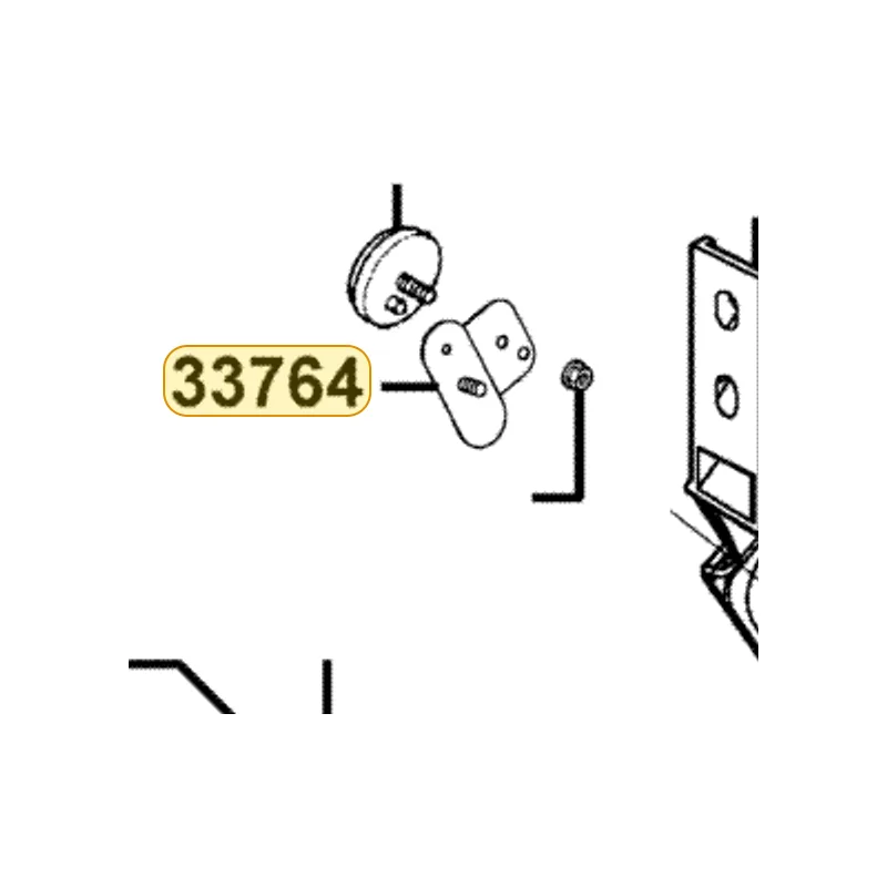 33764-KGB5-M30 R STAY REFLEX REFLECTOR — diagram cutout