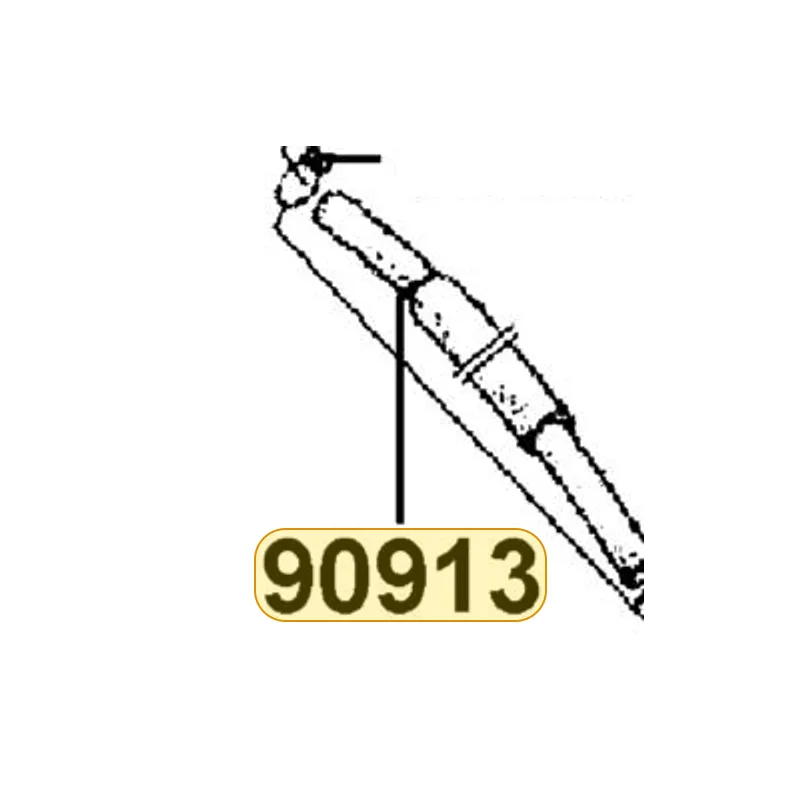 90913-KGN7-671 TUBE COMP RADIATOR ACV — diagram cutout