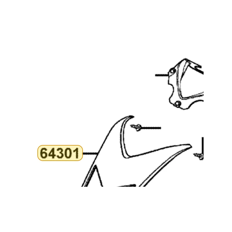 64301-KGB5-900-N8P COVER SET FR (Bright Silver) — diagram cutout