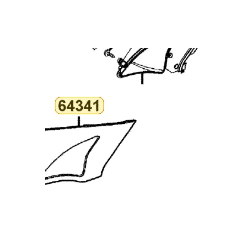 64341-KGB5-900-HJP COVER TUNNEL — diagram cutout
