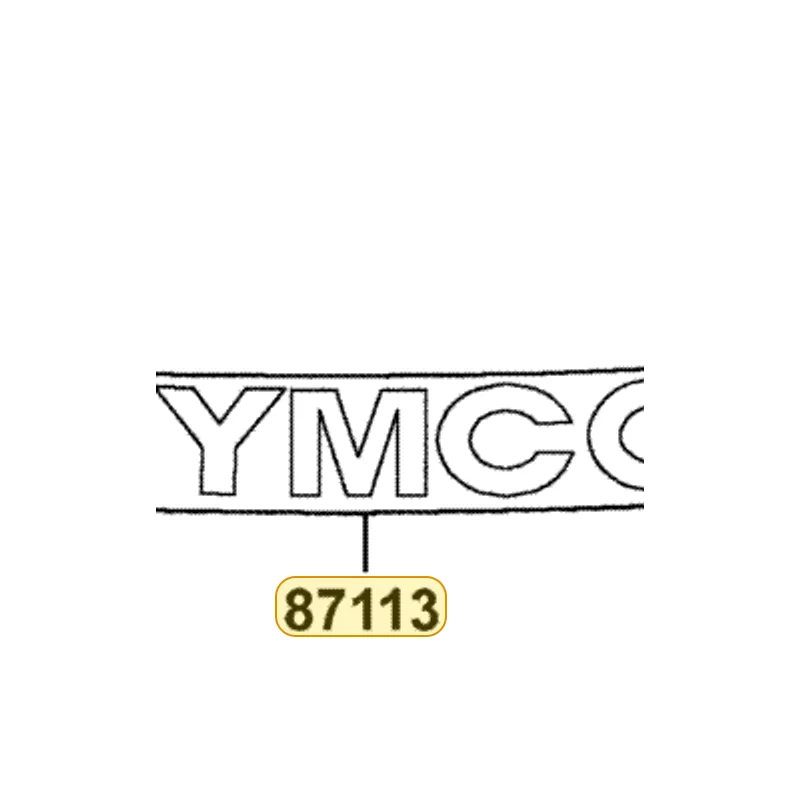 87113-GAE1-920-T01 STRIPE VISOR — diagram cutout