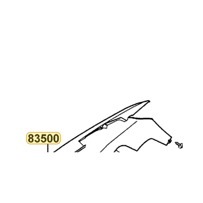 83500-KGB5-900-R6P COVER R BODY — diagram cutout