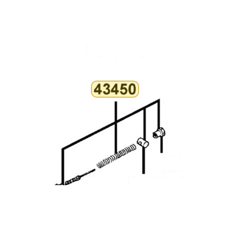 43450-LLB5-900 CABLE COMP RR BRAKE — diagram cutout