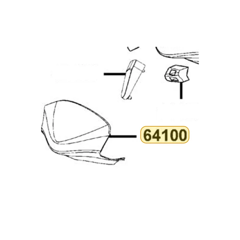 64100-KEB7-E20 VISOR METER — diagram cutout