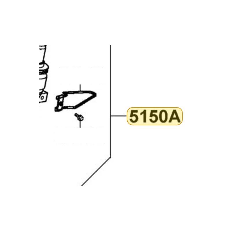 5150A-LLB5-500-NJA FORK ASSY L FR (Silver) — diagram cutout