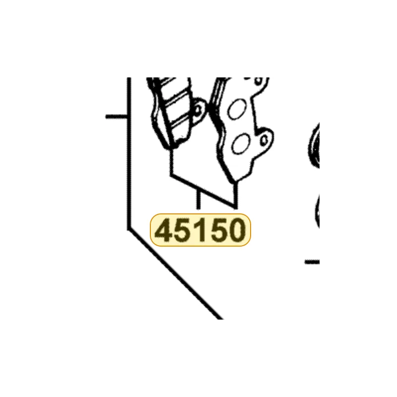 45150-KFW6-305 PAD COMP A+B — diagram cutout