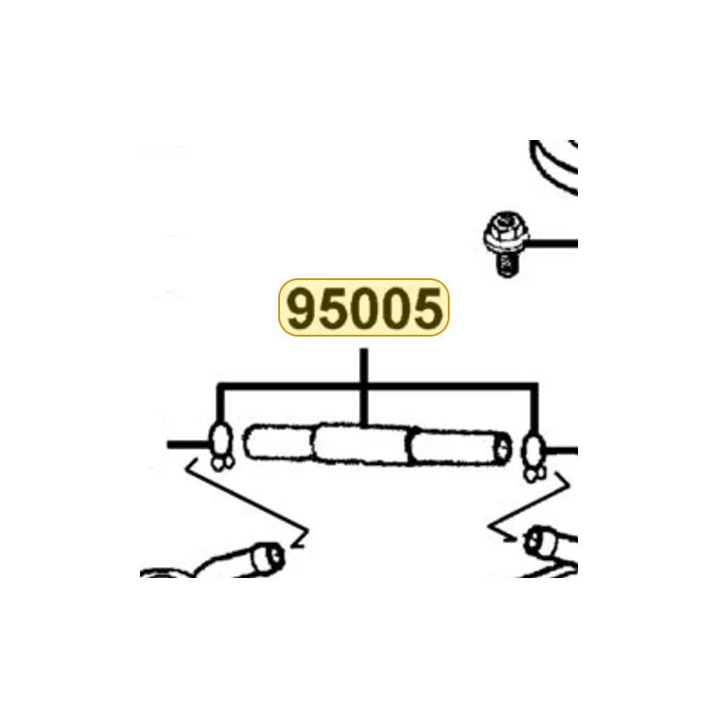 95005-KGB5-MY0 TUBE ASSY FUEL BRTHR — diagram cutout