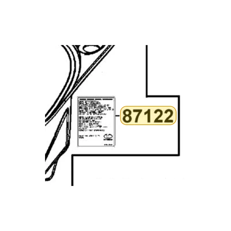 87122-LLB5-MG1-T01 MARK EVAPORATIVE E/M — diagram cutout