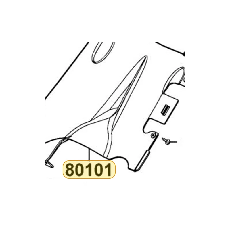80101-KGB5-900-N1P COVER UNDER BODY — diagram cutout