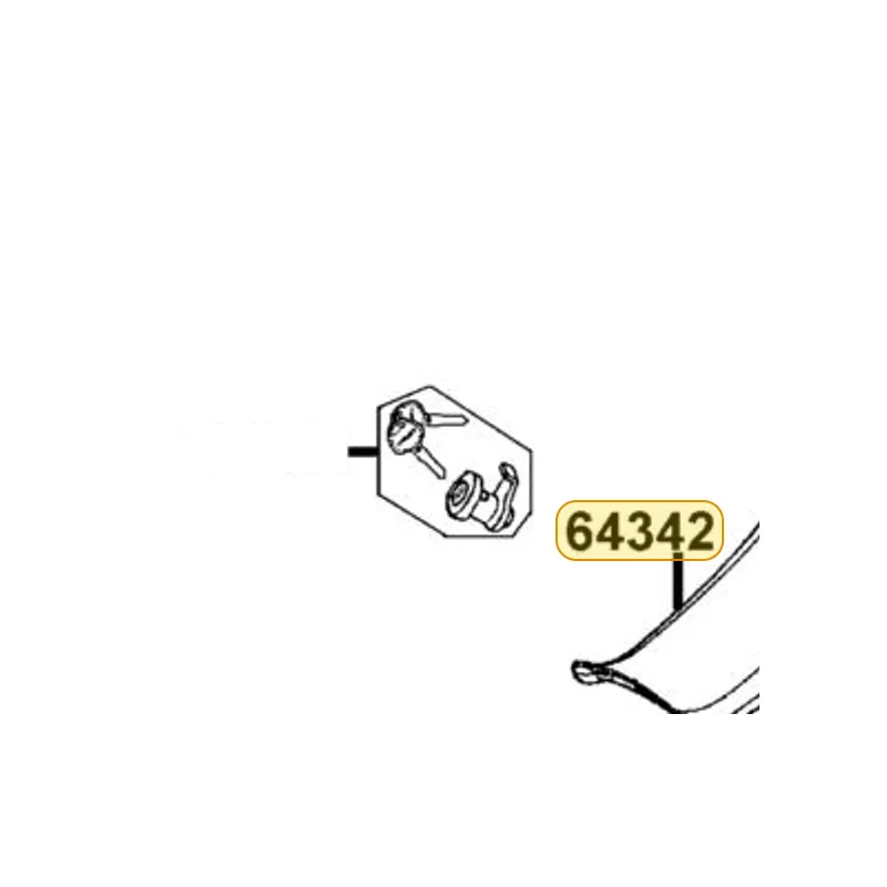 64342-KGB5-900-Y8P LID TUNNEL — diagram cutout
