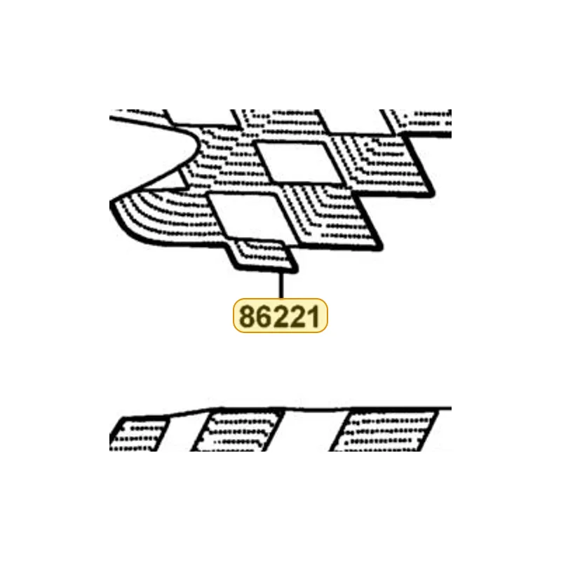 86221-LLB5-E88-T03 STRIPE R BODY COVER — diagram cutout