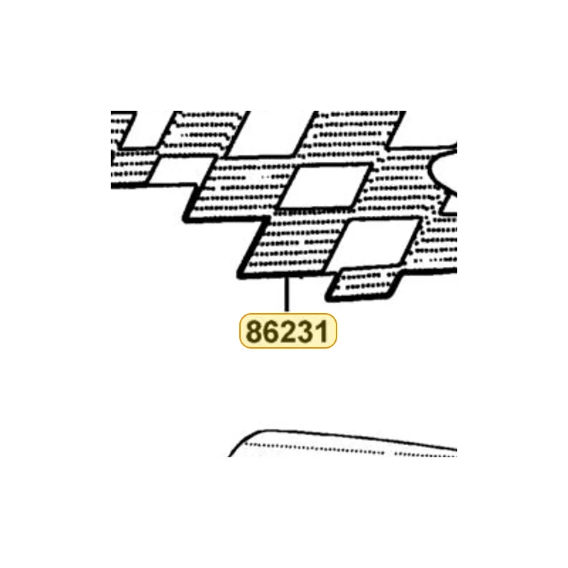 86231-LLB5-E88-T03 STRIPE L BODY COVER — diagram cutout