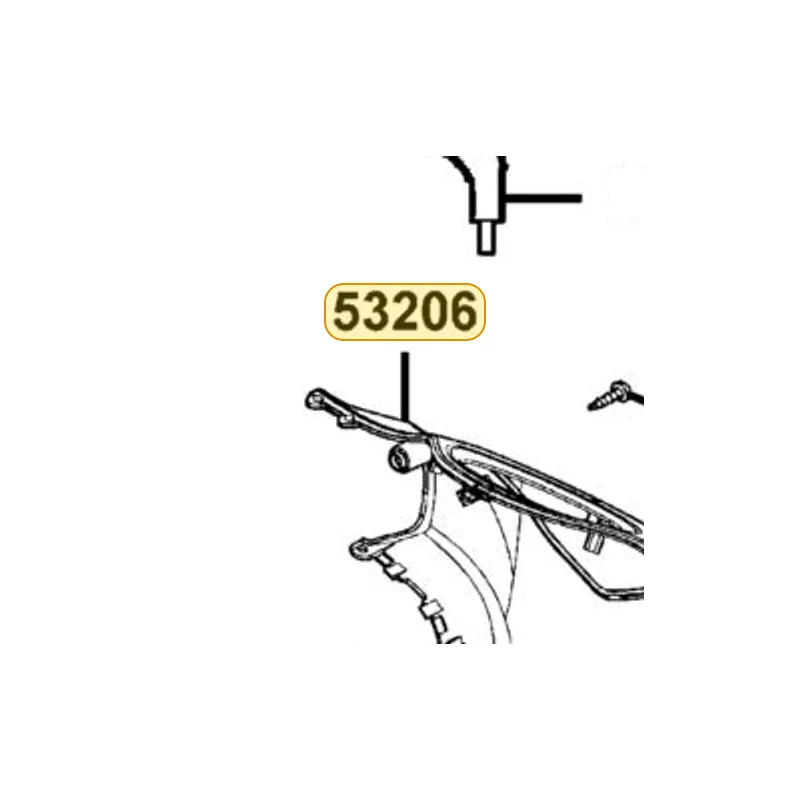 53206-LLB5-E00-DG9 COVER RR HANDLE — diagram cutout