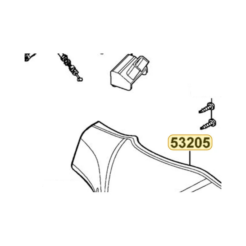 53205-LLB5-E00-HJP COVER FR HANDLE — diagram cutout