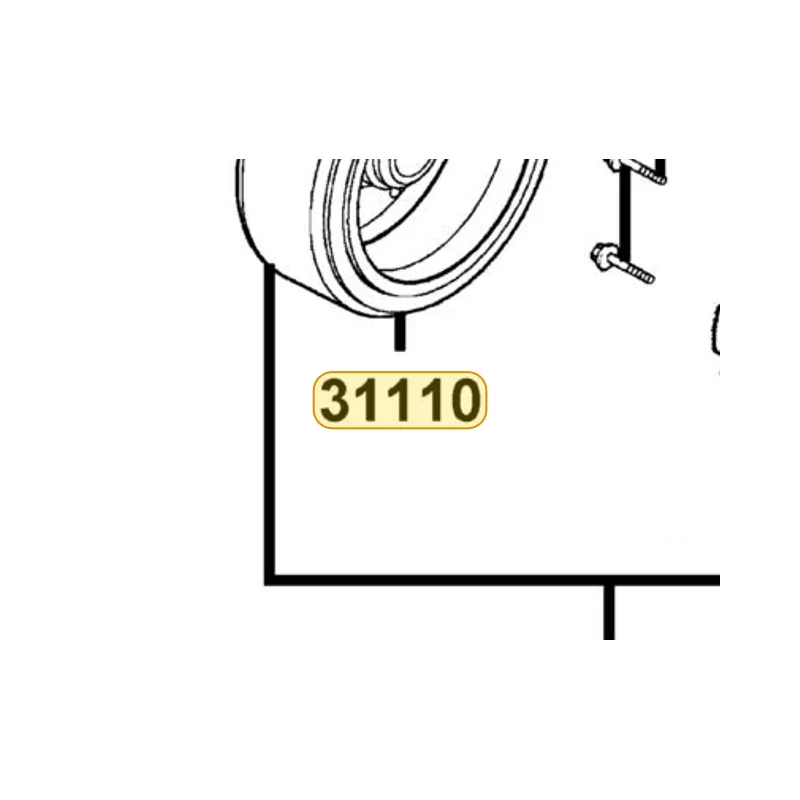 31110-LHA2-M30 FLYWHEEL COMP — diagram cutout
