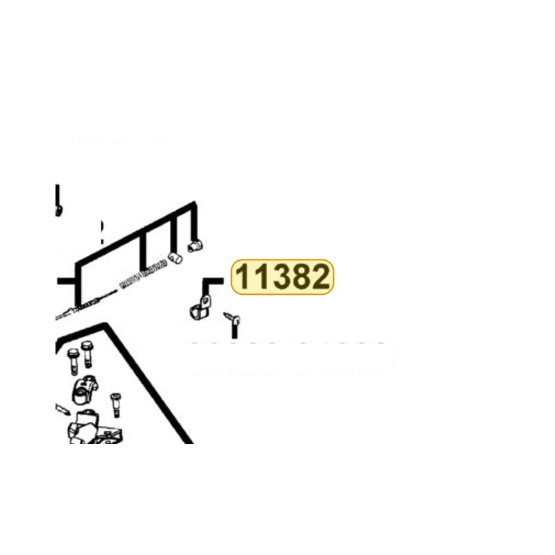11382-KHB4-C00 CLAMPER BRAKE CABLE — diagram cutout