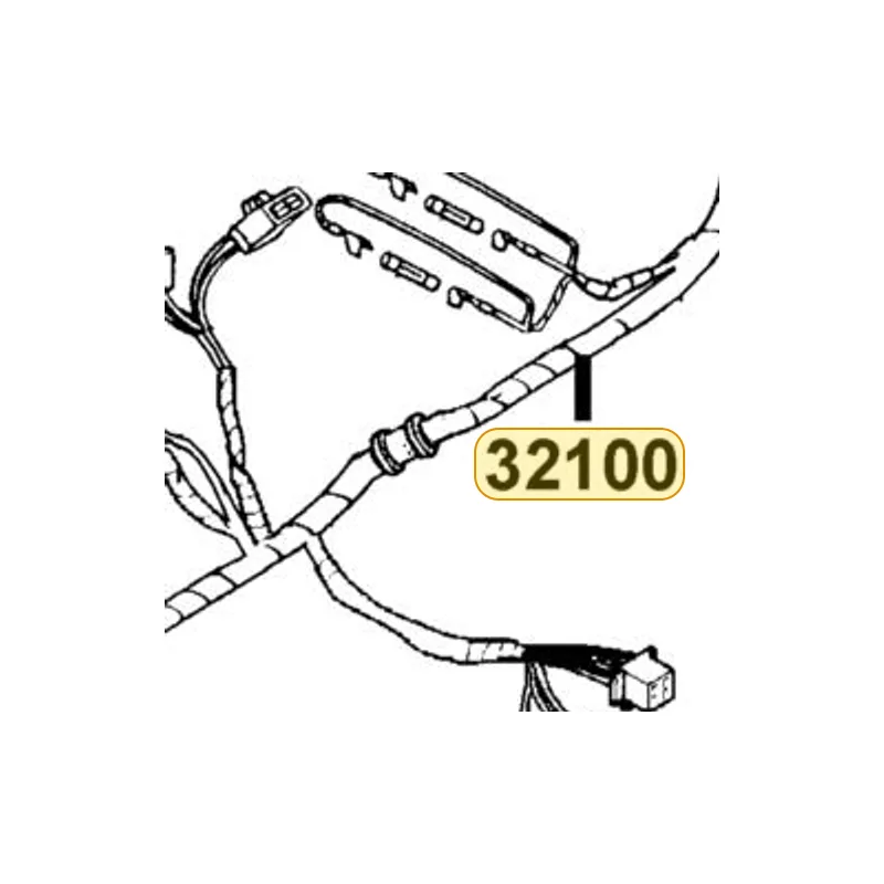 32100-LHA2-M31 HARNESS WIRE — diagram cutout