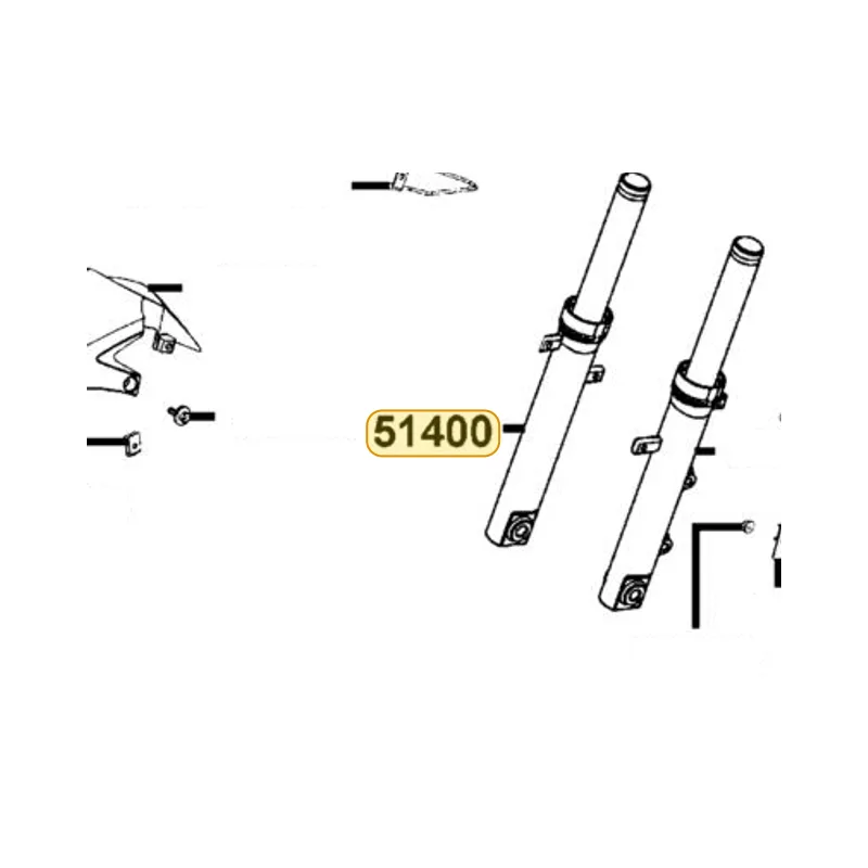 51400-LEJ2-E10-16A FORK ASSY RH FR — diagram cutout