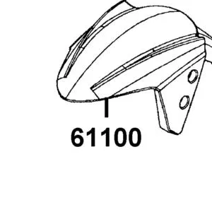 61100-ADA9-M31-U1P FENDER FR — diagram cutout