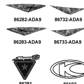 86283-ADA9-M31-T01 STRIPE L FR MOLD — diagram cutout