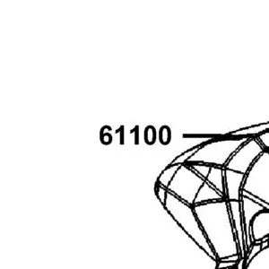 61100-LGB5-E10-41P FENDER FR — diagram cutout