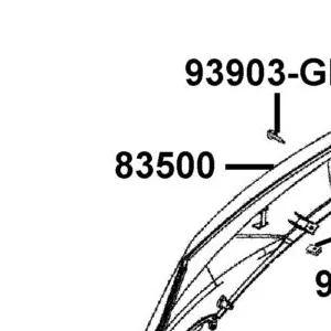 83500-LGB5-E10-41P COVER R BODY — diagram cutout