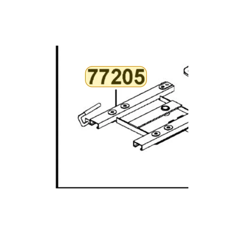 77205-LAC5-810 BASE ASSY SEAT — diagram cutout