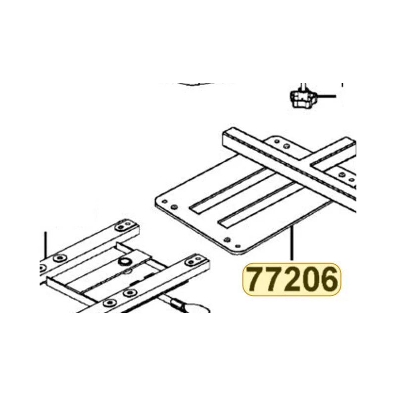 77206-LAC5-900 STAY ASSY RR SEAT — diagram cutout
