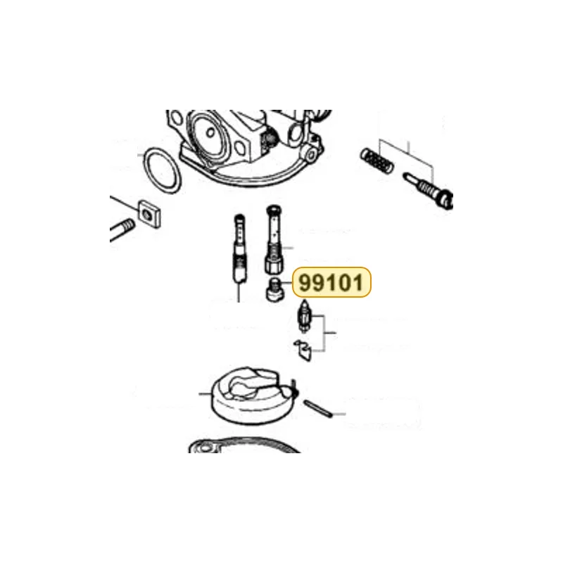 99101-116-0920 MAIN JET #92 — diagram cutout