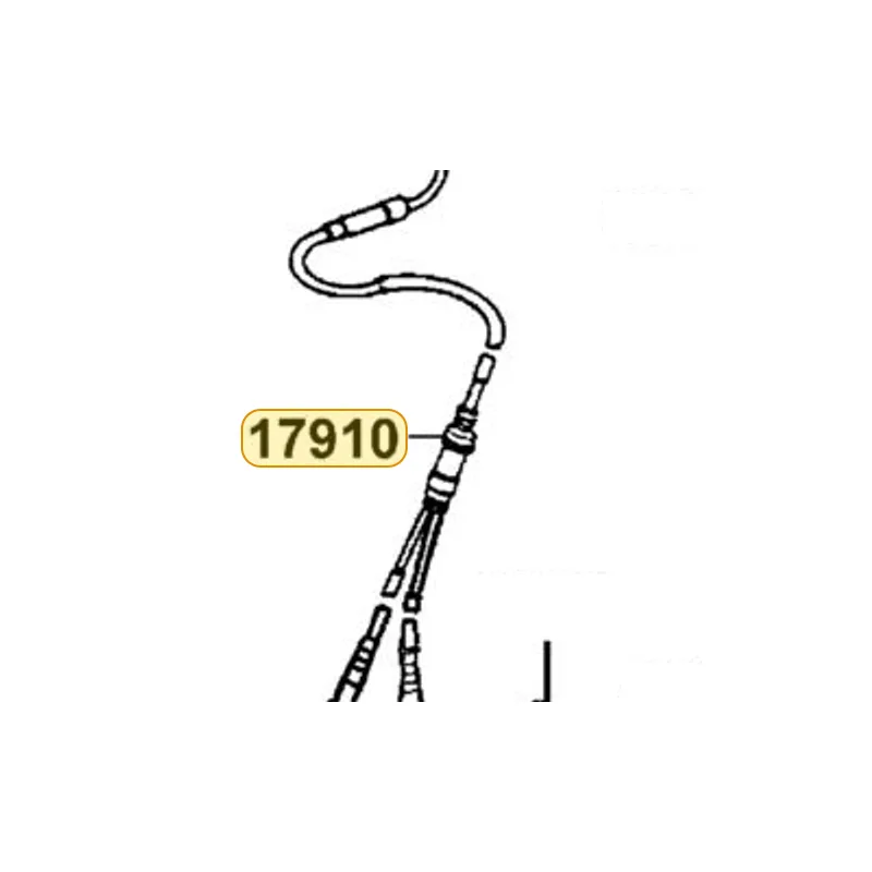 17910-KGB5-900 CABLE COMP THROT — diagram cutout