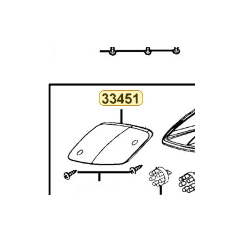 33451-AAH7-E20 LENS COMP L FR WINKER — diagram cutout