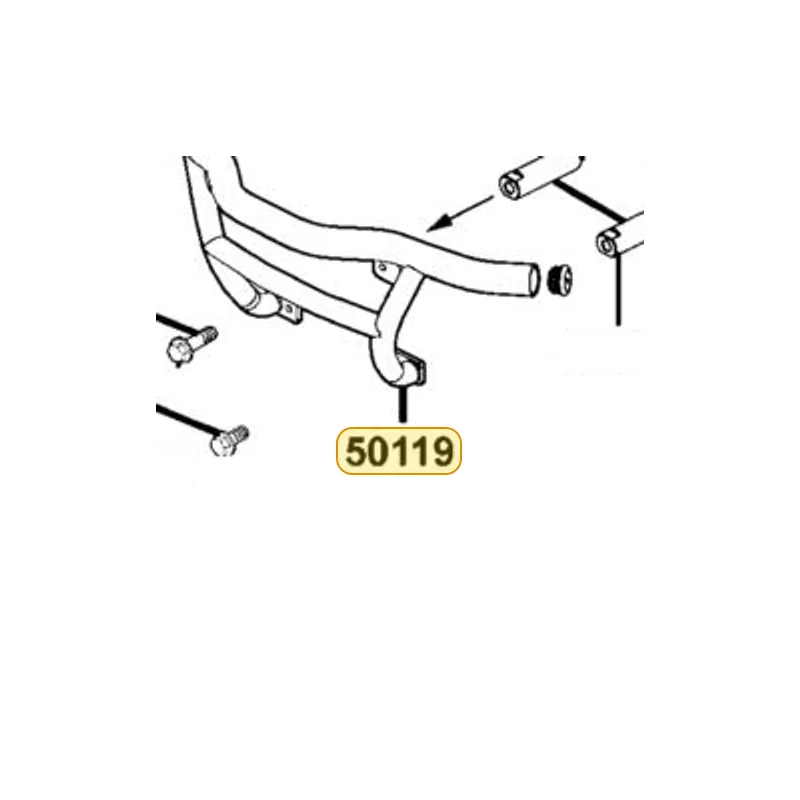50119-LBE1-920 PIPE FR GRIP — diagram cutout