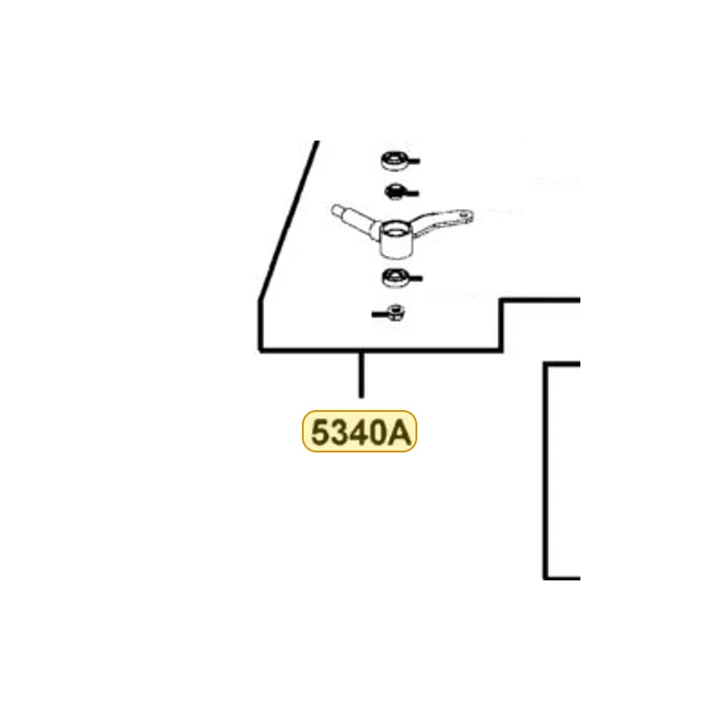 5340A-LBE1-920 ARM SET ASSY R SWING — diagram cutout