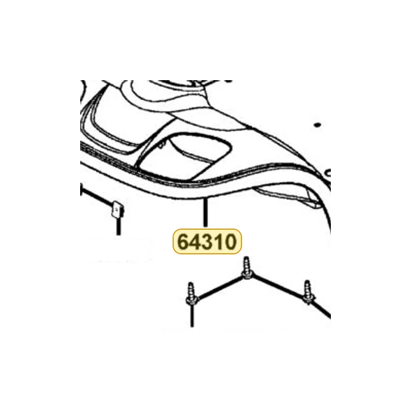 64310-LBE1-900-R1P FLOOR PANEL — diagram cutout