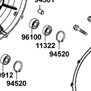 11322-ALE8-E00 OIL SEAL 12X32X7 — diagram cutout