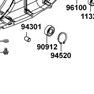 90912-KFLF-00E BEARING 6201 LLU(HRB) — diagram cutout
