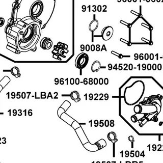 96100-68000-00 BEARING BALL RADIAL 6800 — diagram cutout