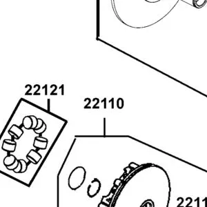 22110-ALE8-E00 FACE COMP MOVABLE — diagram cutout