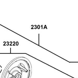 2301A-ALE8-E00 PULLEY SUB. ASSY. DRIVEN — diagram cutout