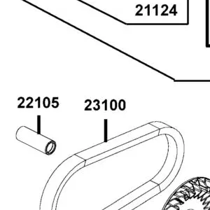 23100-ZXA6-M01 BELT. DRIVE — diagram cutout