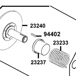 23240-ALE8-E00 FACE ASSY DRIVEN — diagram cutout