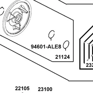 94601-ALE8-E00 CLIP 43mm — diagram cutout