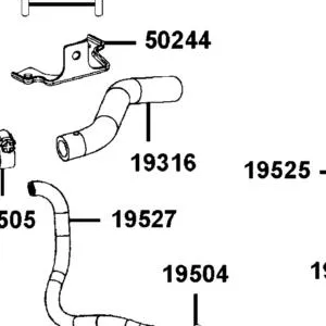 19316-LKM8-E00 HOSE THERMOSTAT — diagram cutout